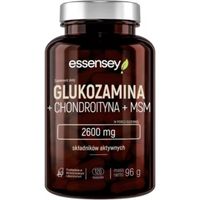 Essensey GLUKOZAMINA+ 2600MG FORTE CHONDROITYNA MSM STAWY 120 KAPS
