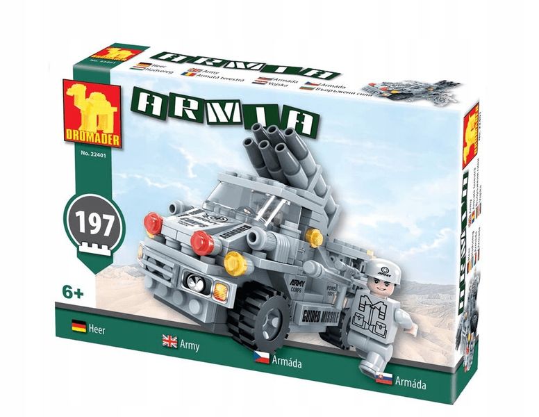 Klocki Armia -wyrzutnia rakiet Dromader- 197el zdjęcie 1