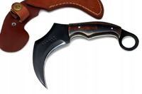 NÓŻ karambit MYŚLIWSKI BUSHCRAFT STAL 1095 + ETUI