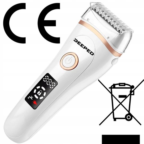 GOLARKA DAMSKA depilator trymer maszynka do ciała bikini nóg pach 3 w 1 USB zdjęcie 4