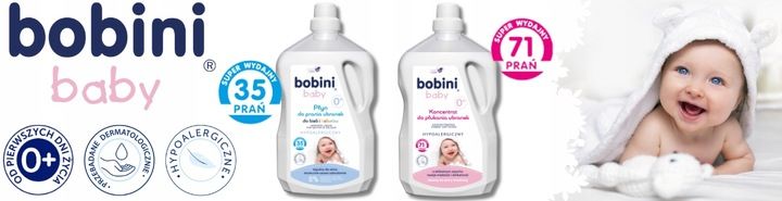 Bobini Baby Hipoalergiczny Płyn do Prania dla Dzieci 5l 70 prań zdjęcie 3