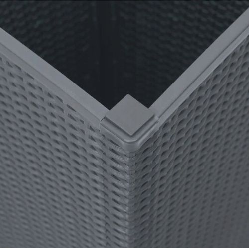 Donice ogrodowe zestaw 2 szt. szare 32,5x32,5x57 PP VidaXL na Arena.pl