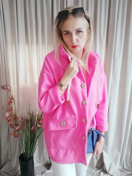 Kurtka z kapturem oversize zdjęcie 3