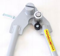 Giętarka do haków rynnowych bednarki prętów. Rowek 6x36mm