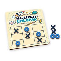 gra kółko-krzyżyk prezent dla chłopaka najlepszy chłopak (rakieta) 3419