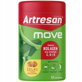 ARTRESAN MOVE na stawy kolagen witamina C D K żelki o smaku ananasowym 150g