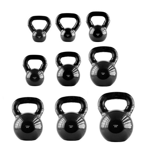 KETTEL CIĘŻAR KETTLEBELL ŻELIWNY POKRYTY WINYLEM na Arena.pl