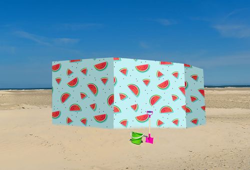 PARAWAN PLAŻOWY Arbuz z indywidualnym  napisem 8 PANELI 7.8 na Arena.pl