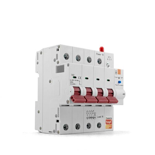 Bezpiecznik 3 Fazy Wyłącznik Zigbee 4P Tuya 63A 6KV Pomiar Energii Antena na Arena.pl