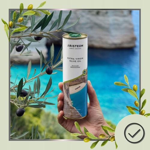 Oliwa z oliwek EXTRA VIRGIN Grecka 1L TŁOCZONA NA ZIMNO ARISTEON 1000 ml na Arena.pl
