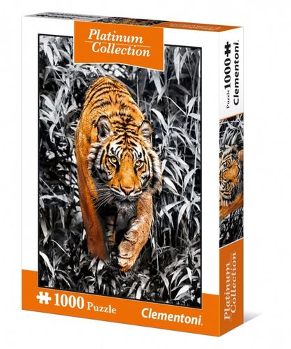Clementoni Puzzle 1000 elementów Platinum Collection: Tygrys na Arena.pl