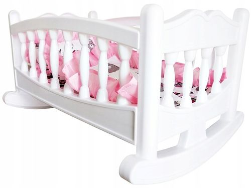 DUŻA KOŁYSKA DLA LALKI LALEK ŁÓŻECZKO + POŚCIEL PL na Arena.pl
