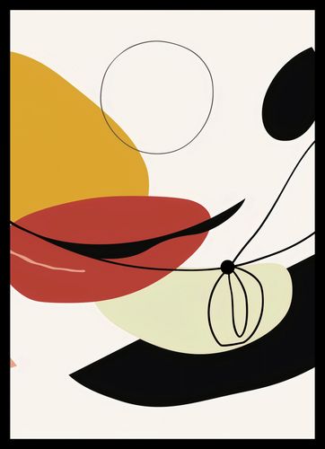 Plakat 64x90cm Geometryczna Krzywizna na Arena.pl