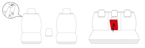 Pokrowce na fotele samochodowe szyte na miarę do Hyundai Tucson IV od 2020 na Arena.pl