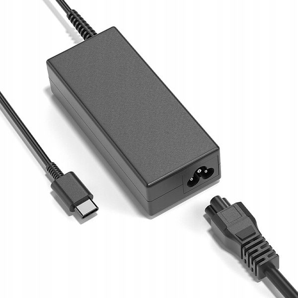 Zasilacz ładowarka do laptopa 65W USB-C + kabel zdjęcie 4