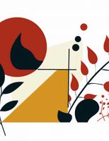 Plakat 50x65cm Ogień i Flora