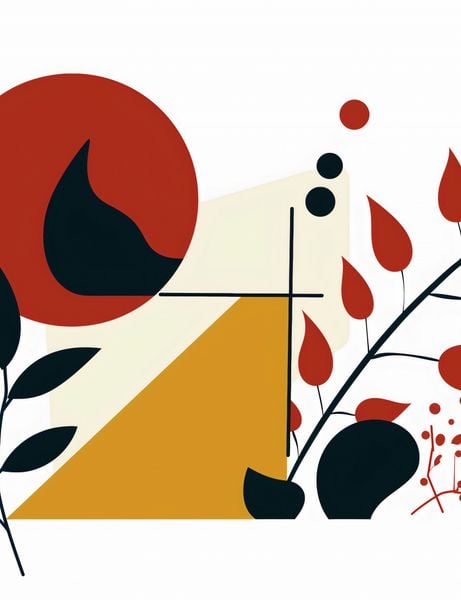 Plakat 50x65cm Ogień i Flora zdjęcie 1