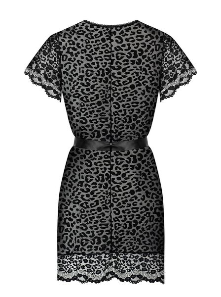 Giully peniuar czarny - Obsessive S/M zdjęcie 4