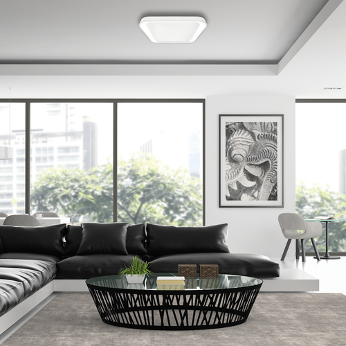 Plafon Quadro Biały 38W na Arena.pl