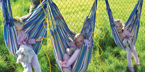 Hamak krzesło 100x100cm  + poduszki na Arena.pl