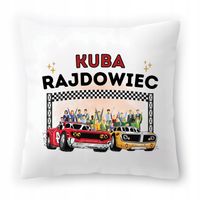 Poduszka Dla Kuby Na Urodziny Ze Zdjęciem Na Prezent Biała 40X40 Cm