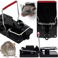 Pułapka sprężynowa na myszy i szczury VERGIONIC klasyczna 7,5x14 cm