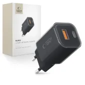 ładowarka sieciowa tech-protect ncm33w 2-porty pd33w/qc3.0 - czarna