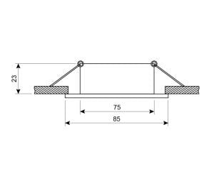 oprawka halogenowa oh33 biały kobi na Arena.pl