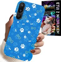 ETUI DO SAMSUNG GALAXY M16 5G - ŁAPKI KOŚCI PIES PATROL WZORY DLA DZIECI