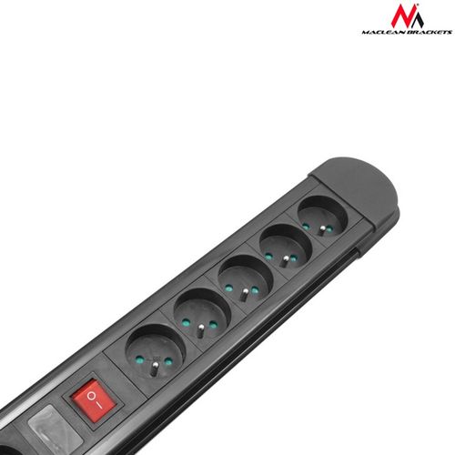 PRZEDŁUŻACZ LISTWA ZASILAJĄCA 10 GNIAZD 1,5m KABEL AUTOMATYCZNY BEZPIECZNIK na Arena.pl