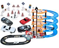 LT40 PARKING 4 PIĘTROWY TOR SAMOCHODOWY GARAŻ ZJEŻDŻALNIA 5 POJAZDÓW