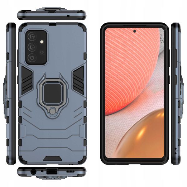 Spacecase X-Ring Galaxy A72 5G Niebieski zdjęcie 5