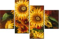 140CM 70 OBRAZ KUNSZTOWNY BUKIET ŚCIENNY