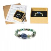 Pierścionek ZODIAK STRZELEC - LAPIS, TURKUS, LABRADORYT - ZDROWIE