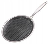 PATELNIA Stalowa Do NALEŚNIKÓW Z NIEPRZYWIERAJĄCA PLASTER MIODU 26cm 2344