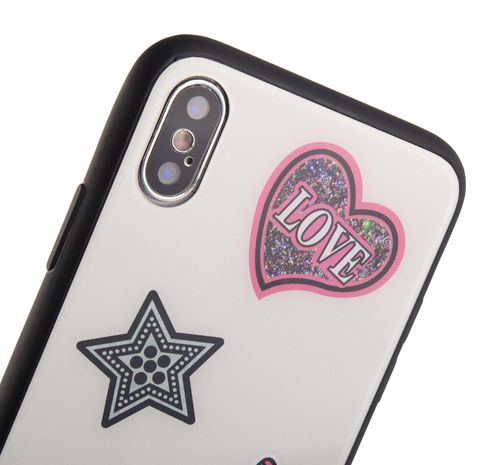 GUESS ICONIC HARD CASE Apple iPhone X - BEIGE na Arena.pl