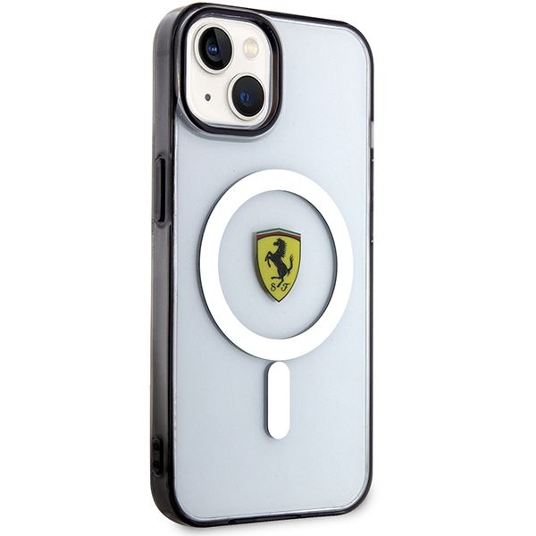 Etui Ferrari do iPhone 15 Plus, iPhone 14 Plus, Przezroczysty MagSafe zdjęcie 4