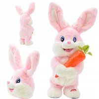 KRÓLIK ZAJĄC ZABAWKI INTERAKTYWNE DLA DZIECI MÓWI