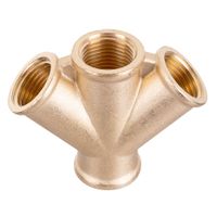 rozdzielacz trójnik pneumatyczny 3x 1/2” mosiężny kompresora sprężarki