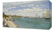 Obraz 50x30cm Regatta at Sainte-Adresse, Monet Vintage