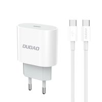 mała ładowarka sieciowa a14euc pd 20w usb-c + kabel usb-c - biała