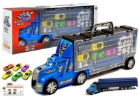 Tir Ciężarówka z Autkami + Akcesoria Niebieski