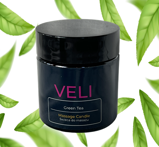 Świeca do masażu Zielona Herbata zdjęcie 1
