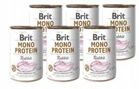 BRIT MONO PROTEIN RABBIT 6x400g karma mokra