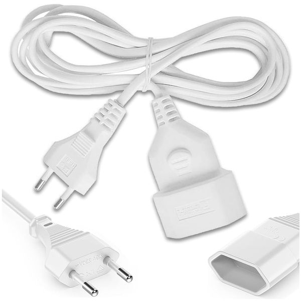 Przedłużacz 3m 230V Kabel pojedynczy Płaski zdjęcie 1