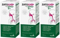 Zatogrip Junior Czarny Bez Pelargonia Afrykańska Wspiera Odpornosć 120 ml