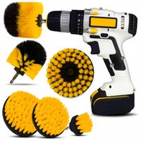 SZCZOTKI SPRZĄTAJĄCE DO CZYSZCZENIA NA WIERTARKĘ WKRĘTARKĘ PADY ZESTAW