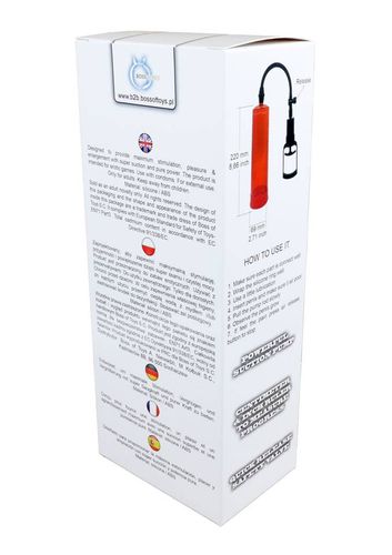 Pompka Próżniowa Ssąca Penisa - Powerpump Max Red na Arena.pl