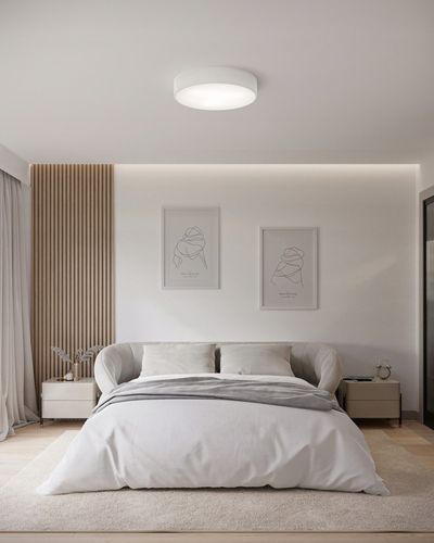 Lampa sufitowa Plafon CLEO 400 Biały 40 cm na Arena.pl