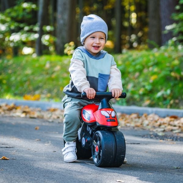 FALK Jeździk Racing Czerwony Szerokie Koła 1+ zdjęcie 7